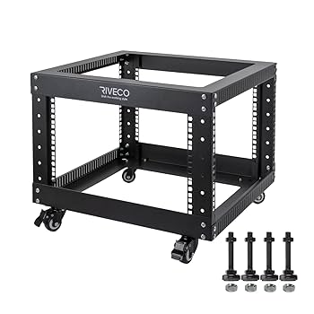 Amazon.com: RIVECO 6U Open Frame Server Rack with Wheels
